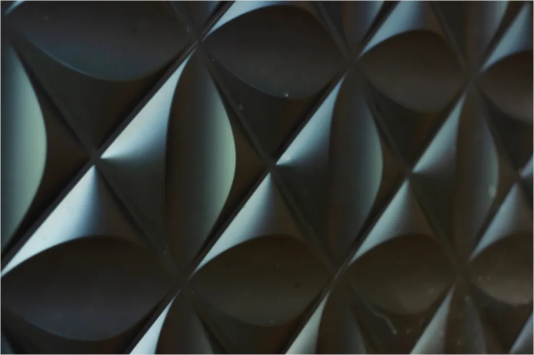 Detail Wandpaneele Geometrisch Muster Interior Design Number 4