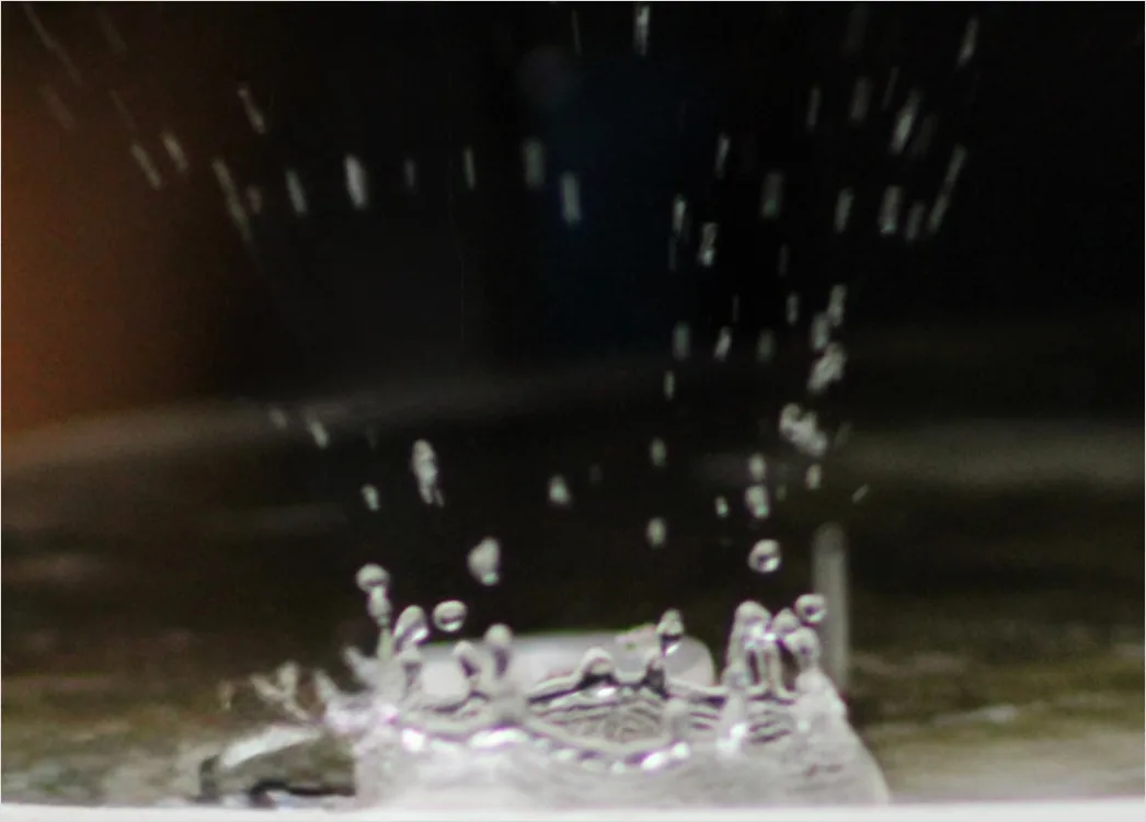 Wasser Tropfen Auf Schwimmbrille Nahaufnahme Foto F53c