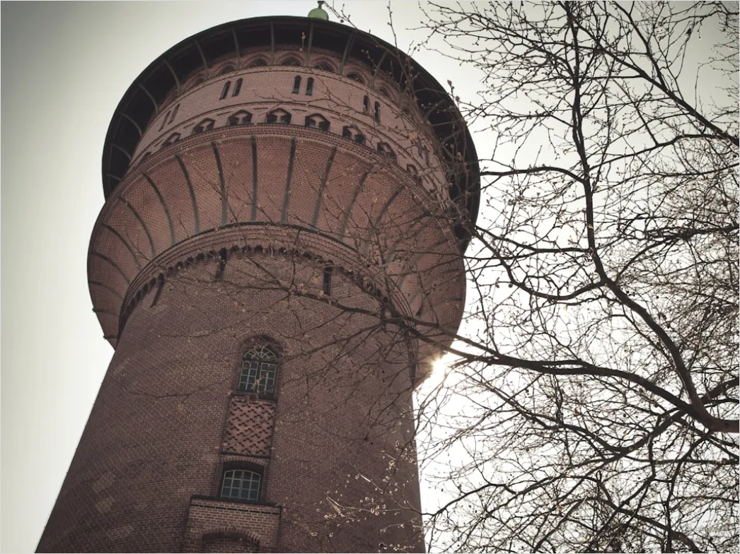 Detail Wasserturm Industriearchitektur Außenansicht Historisch Number 11