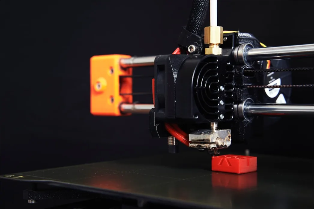 3d Drucker Duese Nahaufnahme Foto Beim Druck 6208