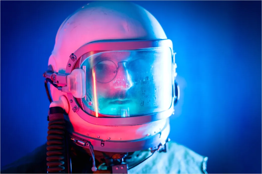 Detail Astronaut Helm Reflexion Weltraum Foto Number 5