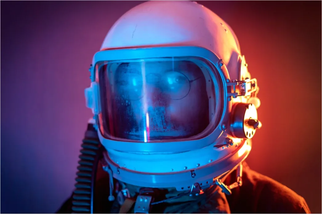 Detail Astronaut Helm Reflexion Weltraum Foto Number 7