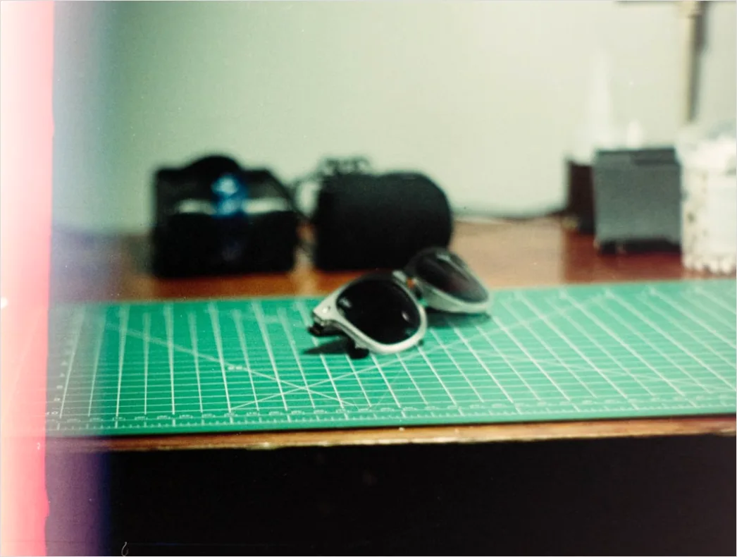 Augmented Reality Brille Auf Schreibtisch Foto Setup 84e5
