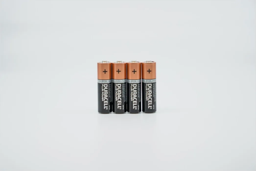 Batterie Zellen Lithium Technologie Makro Foto