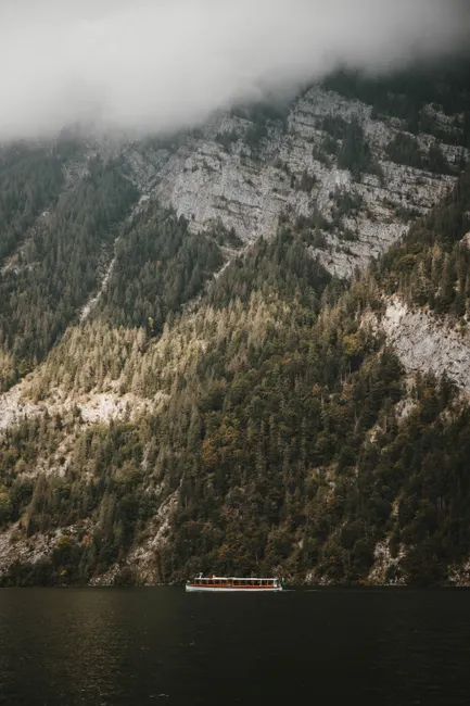Detail Berchtesgadener Land Königssee Spiegelglatt Morgens Number 11
