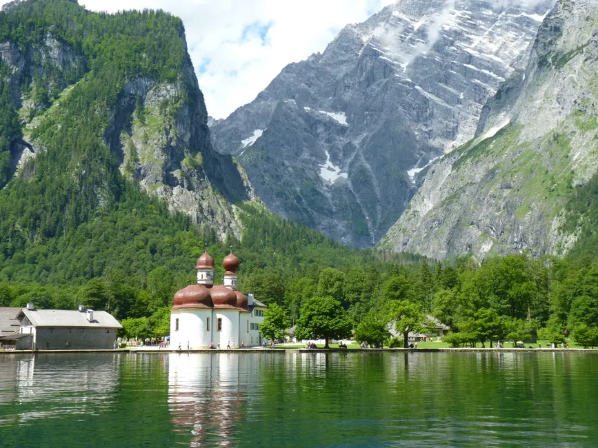 Detail Berchtesgadener Land Königssee Spiegelglatt Morgens Number 7