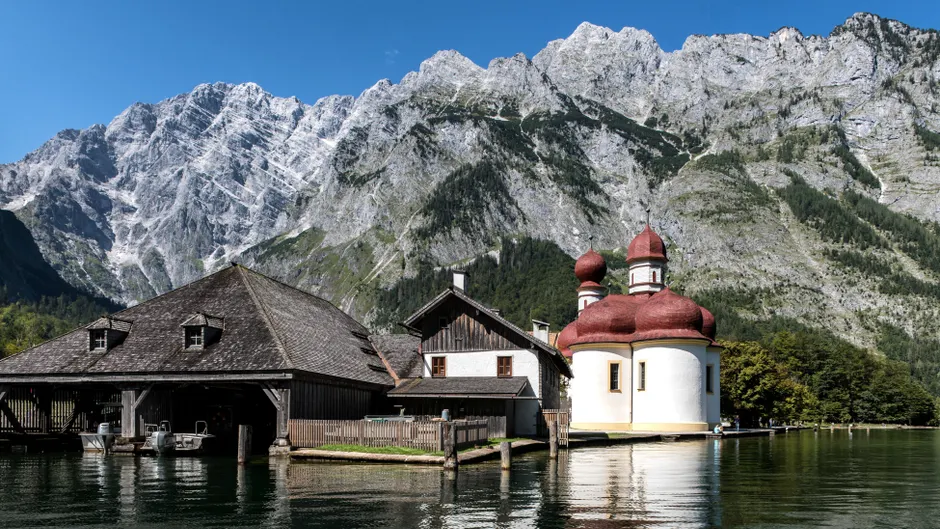 Detail Berchtesgadener Land Königssee Spiegelglatt Morgens Number 9