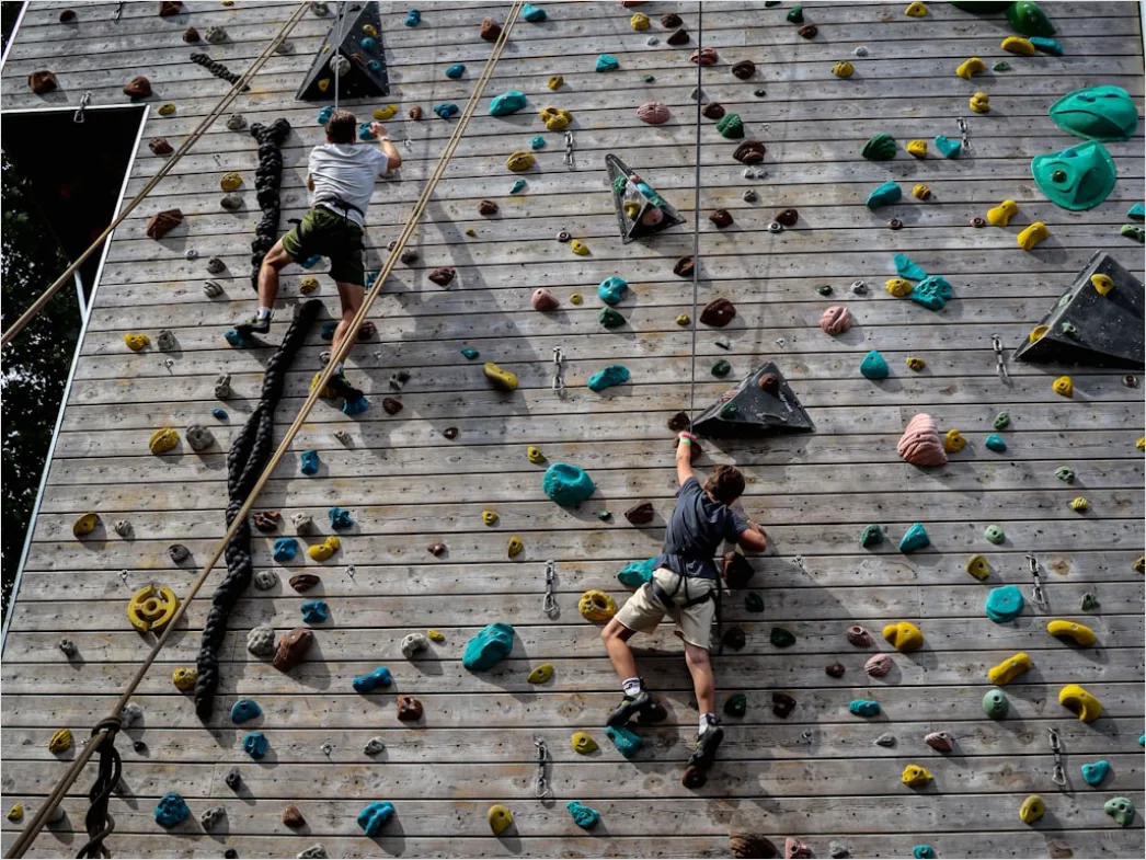 Detail Bouldern Outdoor Crashpad Und Kletterer Number 19