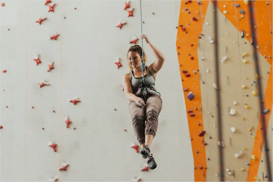 Detail Bouldern Outdoor Crashpad Und Kletterer Number 3