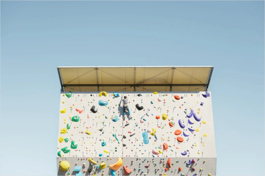 Detail Bouldern Outdoor Crashpad Und Kletterer Number 9