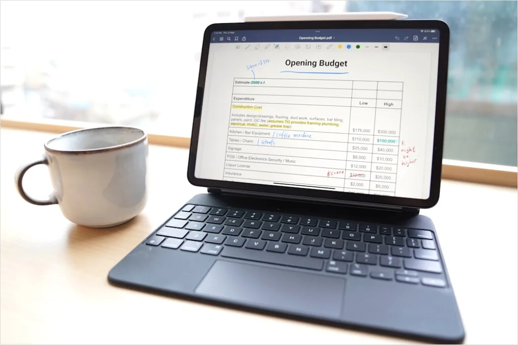 Budgetplanung Excel Tabelle Auf Laptop Bildschirm Foto 68af