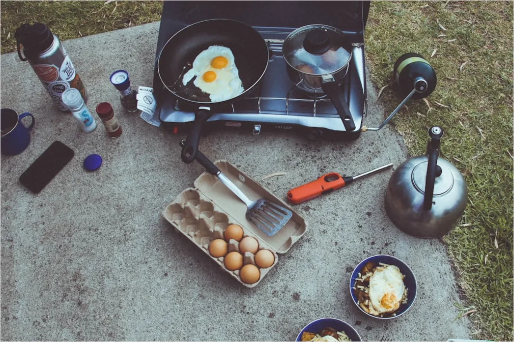 Detail Campingkocher Im Freiem Kochen Outdoor Detail Number 20
