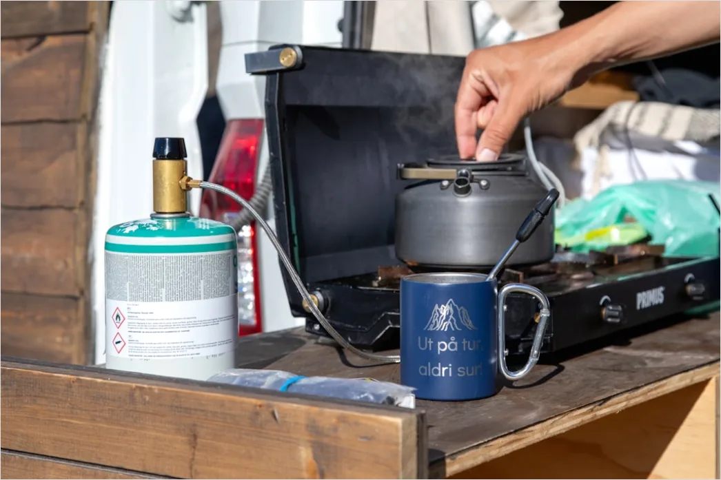 Detail Campingkocher Im Freiem Kochen Outdoor Detail Number 10