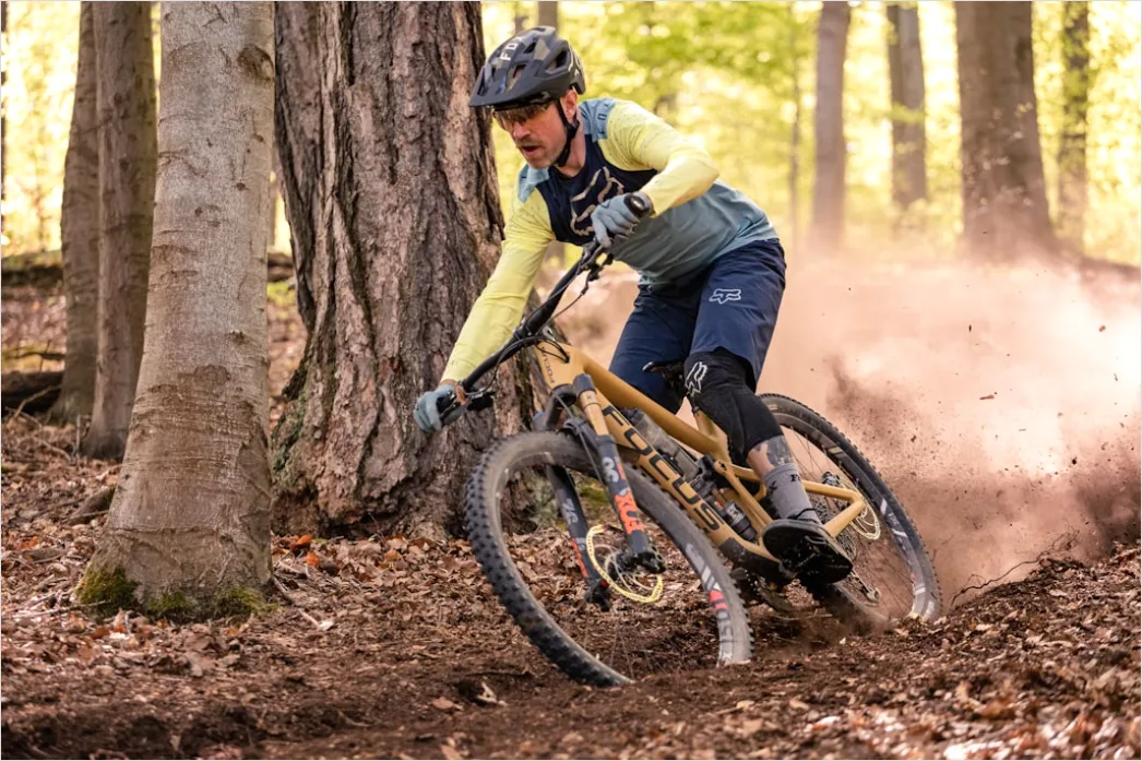 Downhill Mountainbike Sprung Staub Action 63b6