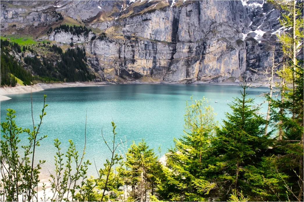 Detail Eibsee Türkis Wasser Mit Bergkulisse Sommer Number 3