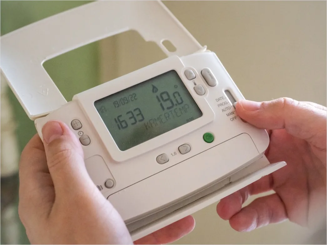 Energieverbrauch Smart Meter Display Foto Nahaufnahme
