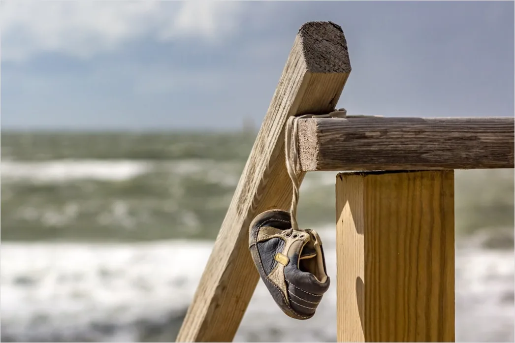 Fischbroetchen An Der Nordsee Hand Nahaufnahme 20bd