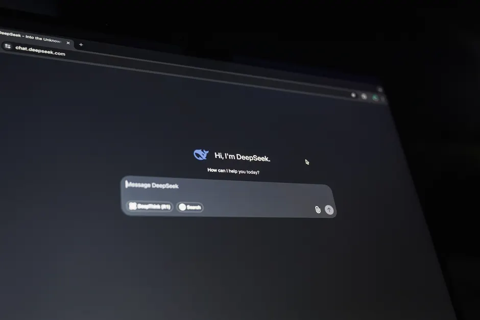 Detail Generative Ki Prompt Auf Computer Bildschirm Foto Dark Mode Number 18
