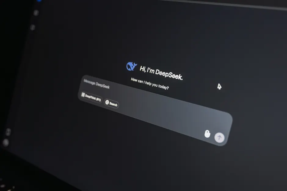 Detail Generative Ki Prompt Auf Computer Bildschirm Foto Dark Mode Number 10