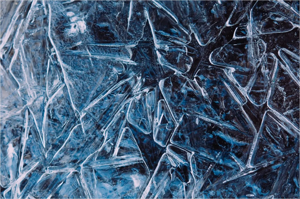 Detail Gletscher Blaue Eisstruktur Detail Nahaufnahme Number 2