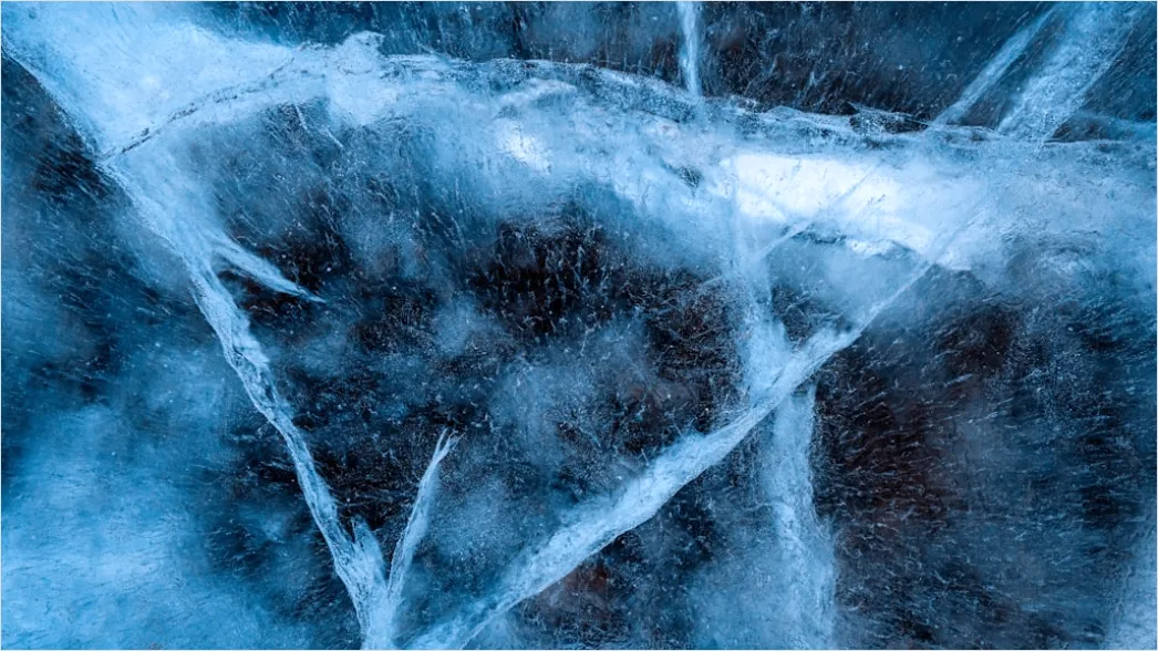 Detail Gletscher Blaue Eisstruktur Detail Nahaufnahme Number 19