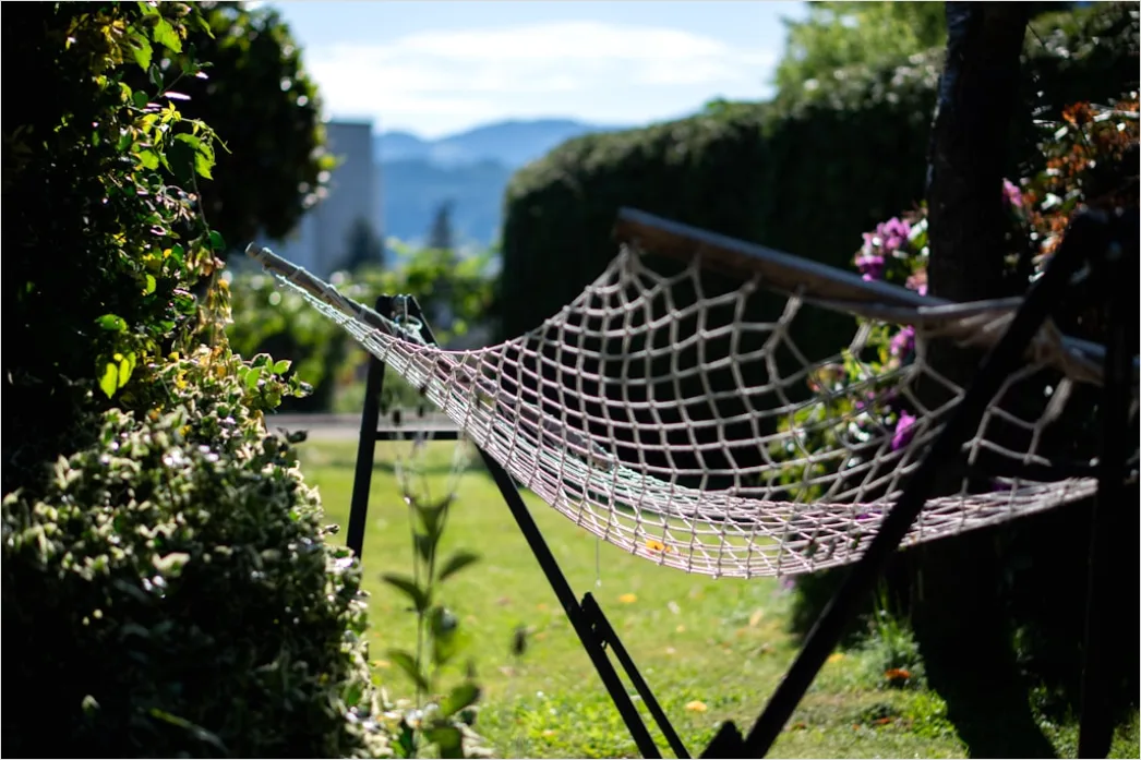 Detail Hammock Zwischen Bäumen Entspannen Outdoor Number 6