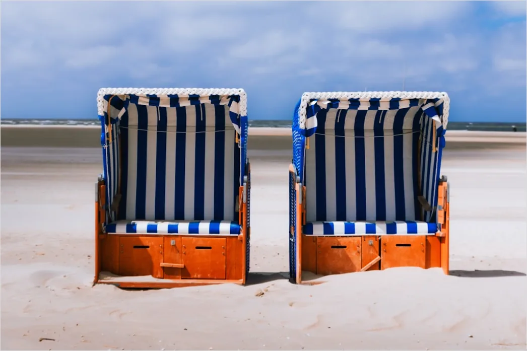 Detail Inselleben Sylt Strandkörbe Reihe Sommer Number 2