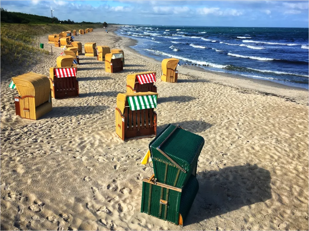 Detail Inselleben Sylt Strandkörbe Reihe Sommer Number 11