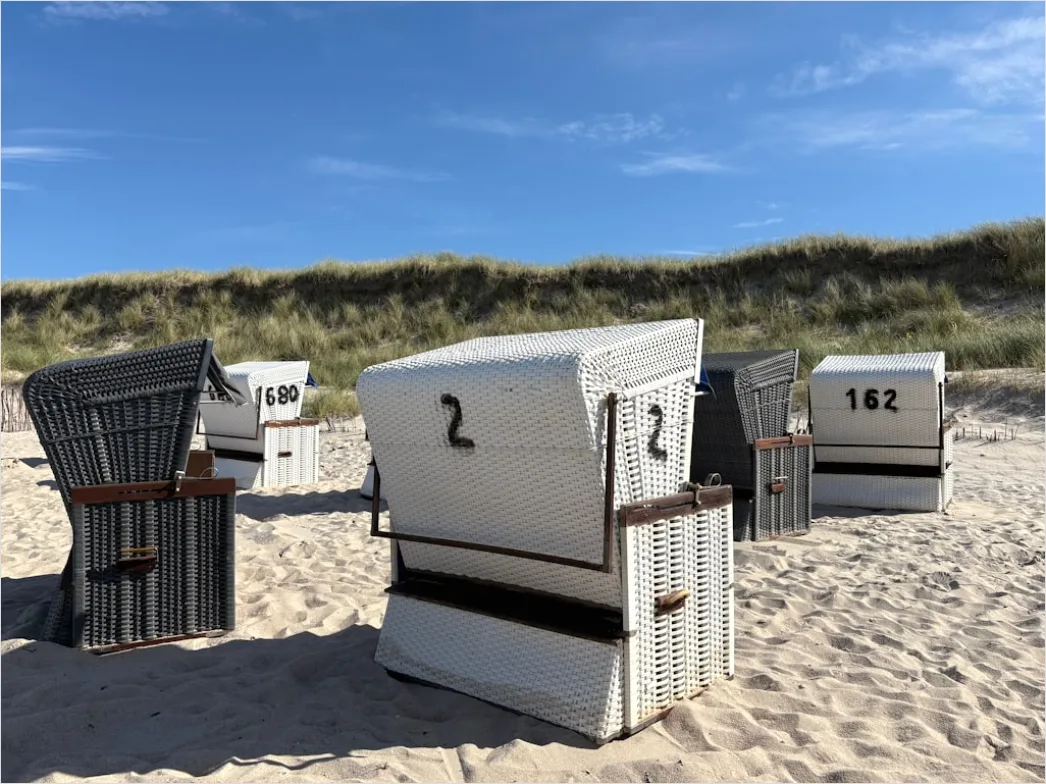 Detail Inselleben Sylt Strandkörbe Reihe Sommer Number 5