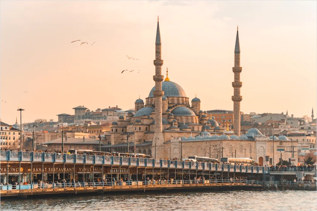 Detail Istanbul Hagia Sophia Skyline Bei Sonnenuntergang Number 11