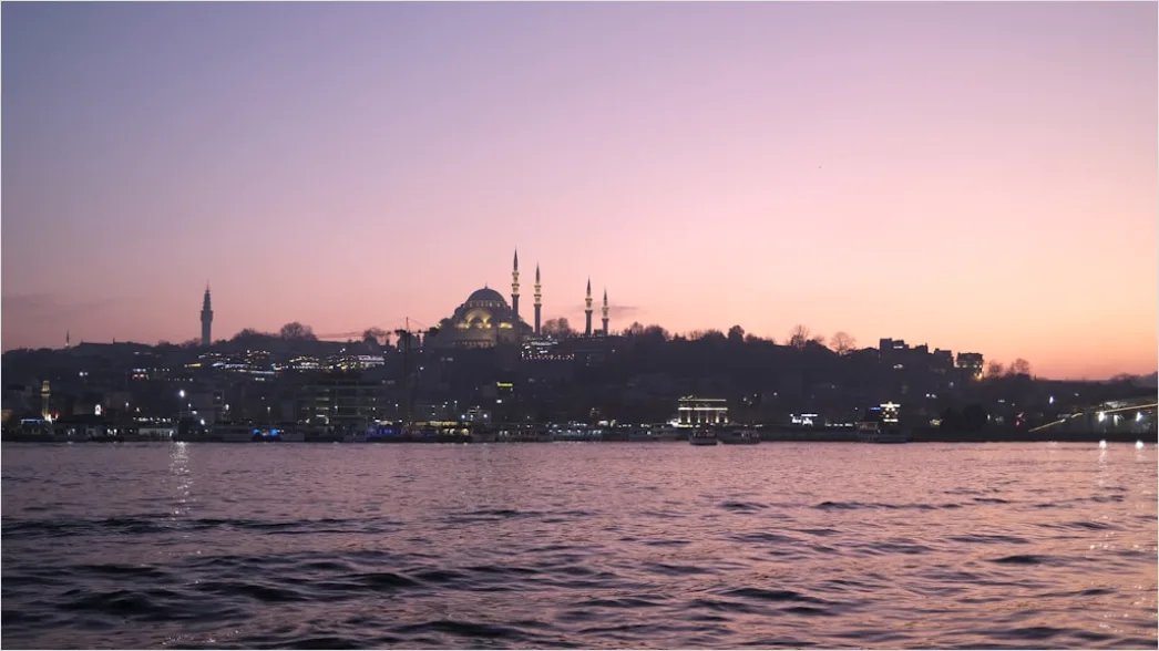 Detail Istanbul Hagia Sophia Skyline Bei Sonnenuntergang Number 15