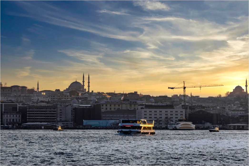 Detail Istanbul Hagia Sophia Skyline Bei Sonnenuntergang Number 16