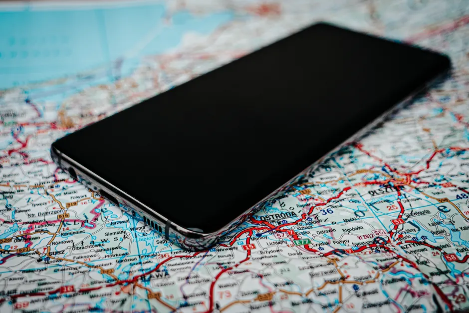 Detail Kartenapp Navigation Auf Smartphone Nahaufnahme Number 19