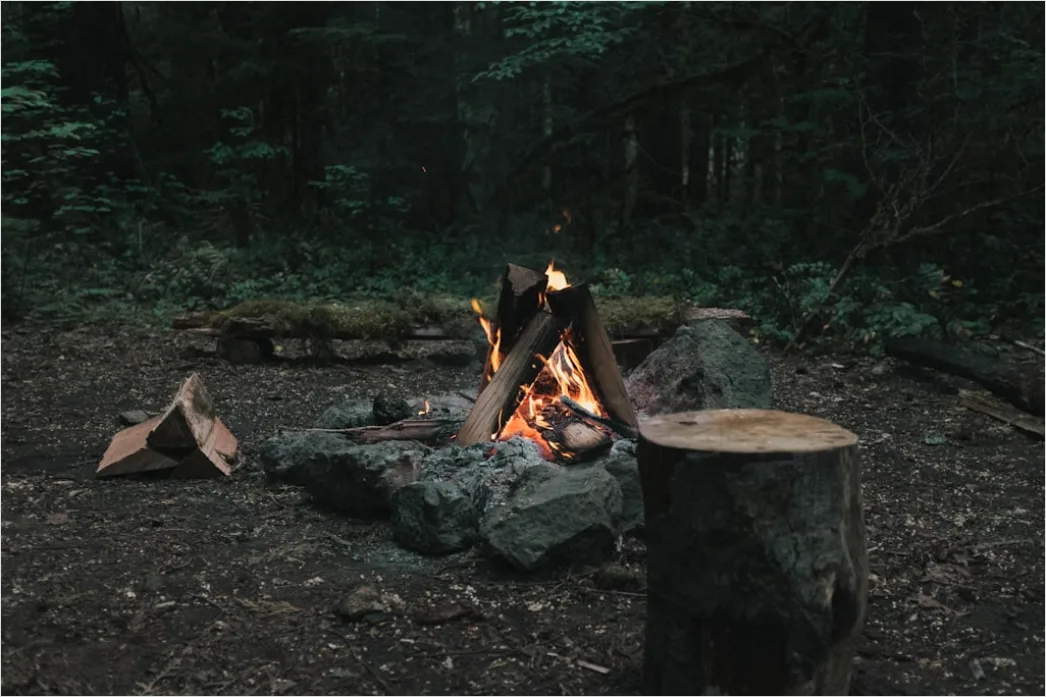 Lagerfeuer Funken In Der Nacht Camping 1bd0