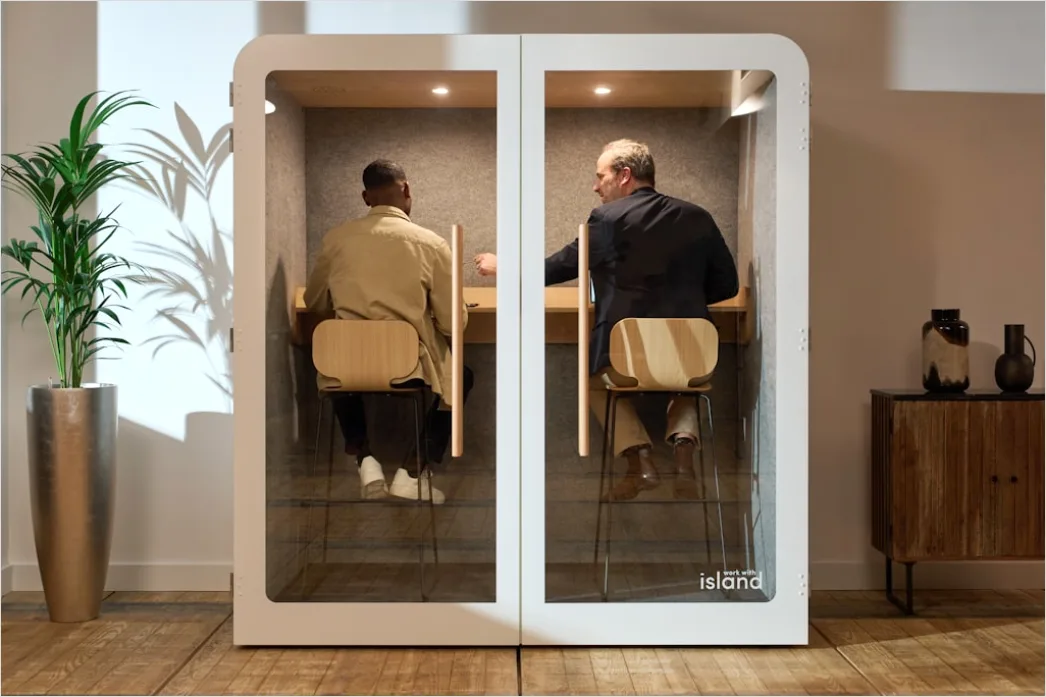 Meeting Pods Im Coworking Space Moderne Innenarchitektur Foto 088c