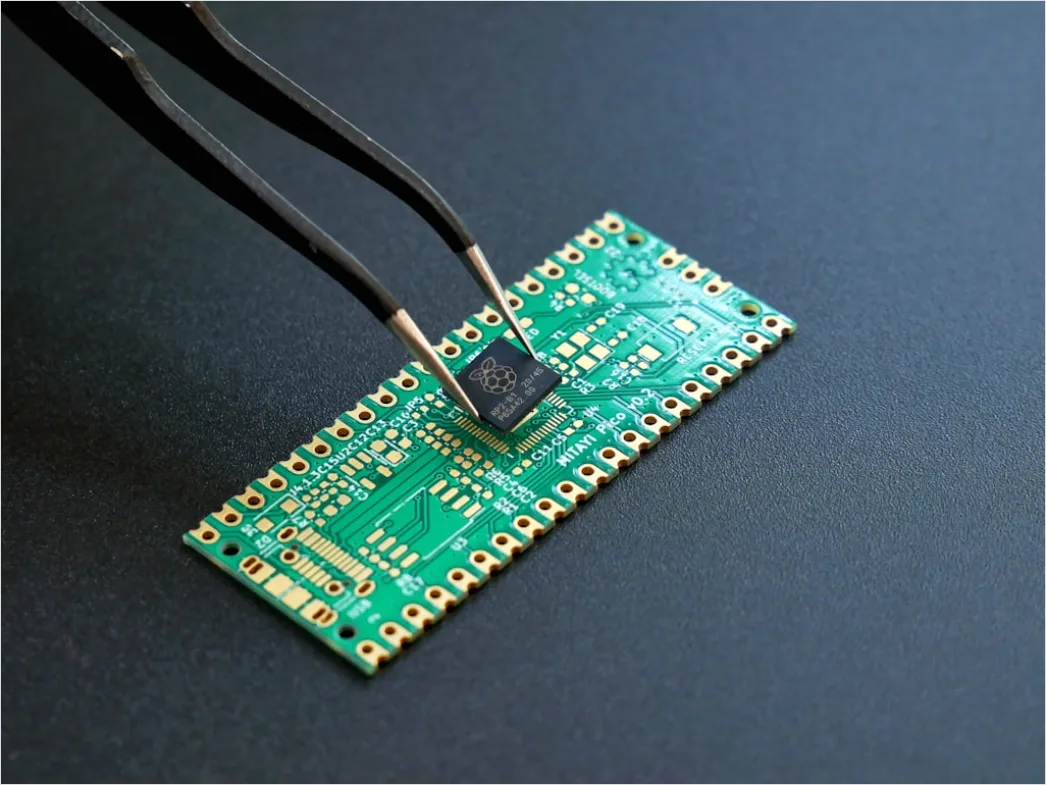 Mikrocontroller Projekt Breadboard Kabel Nahaufnahme Foto Ce28