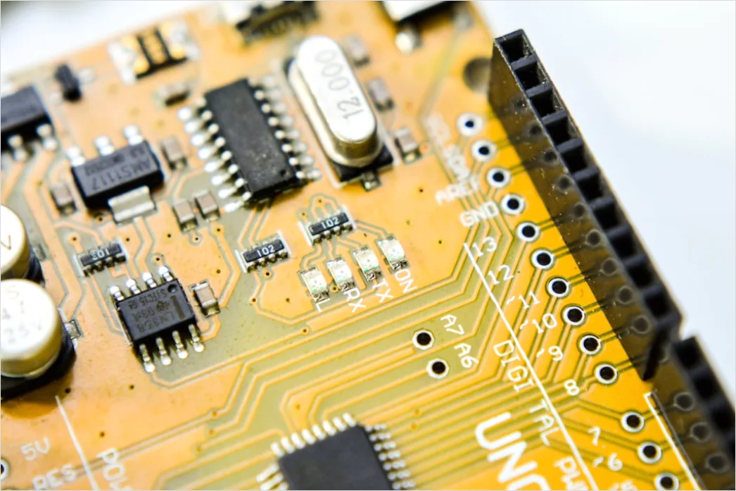 Detail Mikrocontroller Projekt Breadboard Kabel Nahaufnahme Foto Number 19