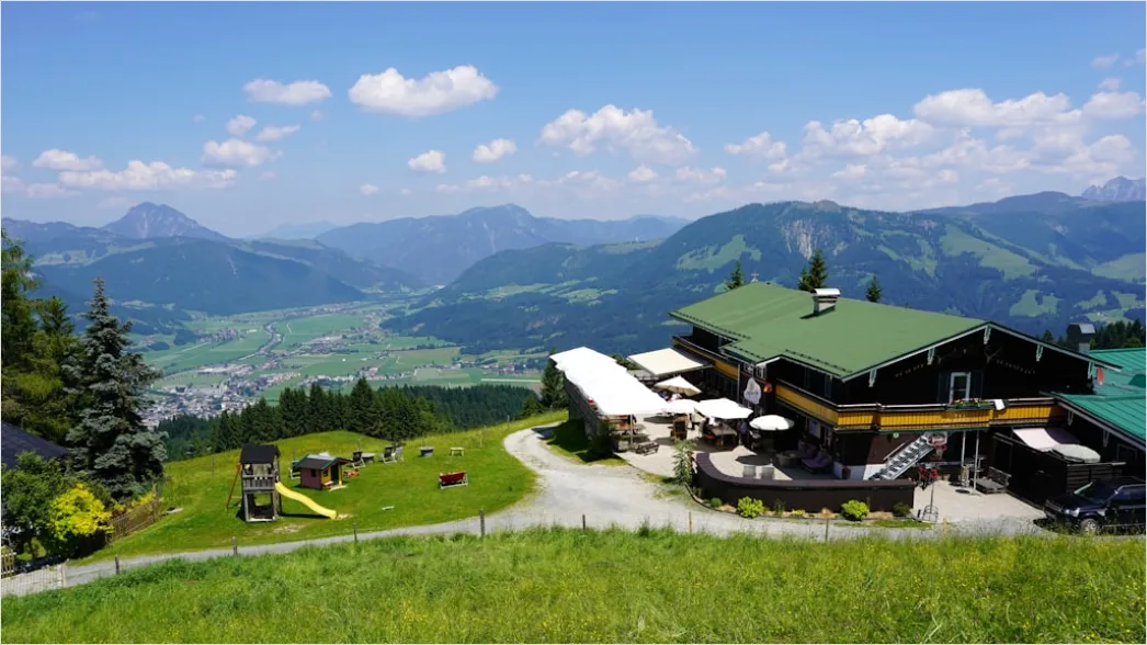 Detail Paragliding über Alpen Panorama Von Oben Number 17