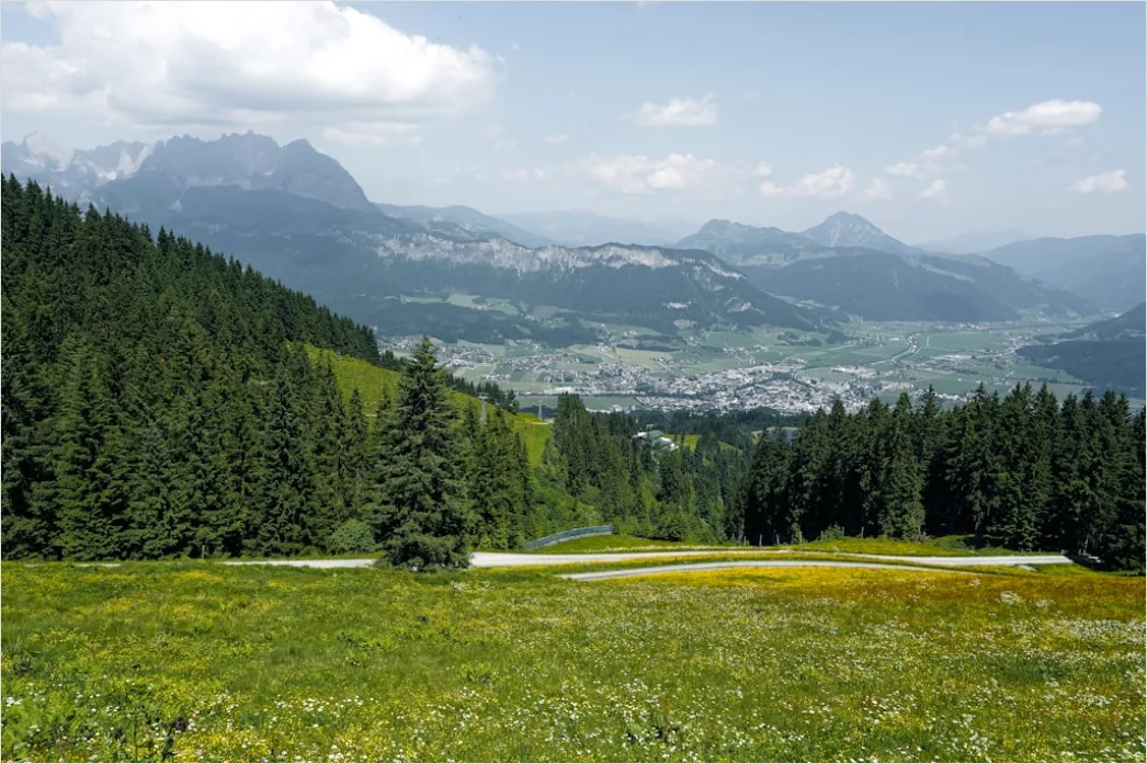 Detail Paragliding über Alpen Panorama Von Oben Number 20