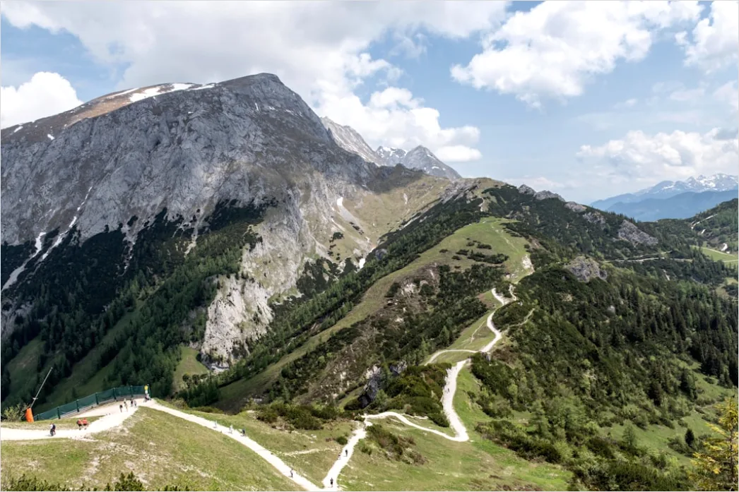 Detail Paragliding über Alpen Panorama Von Oben Number 8