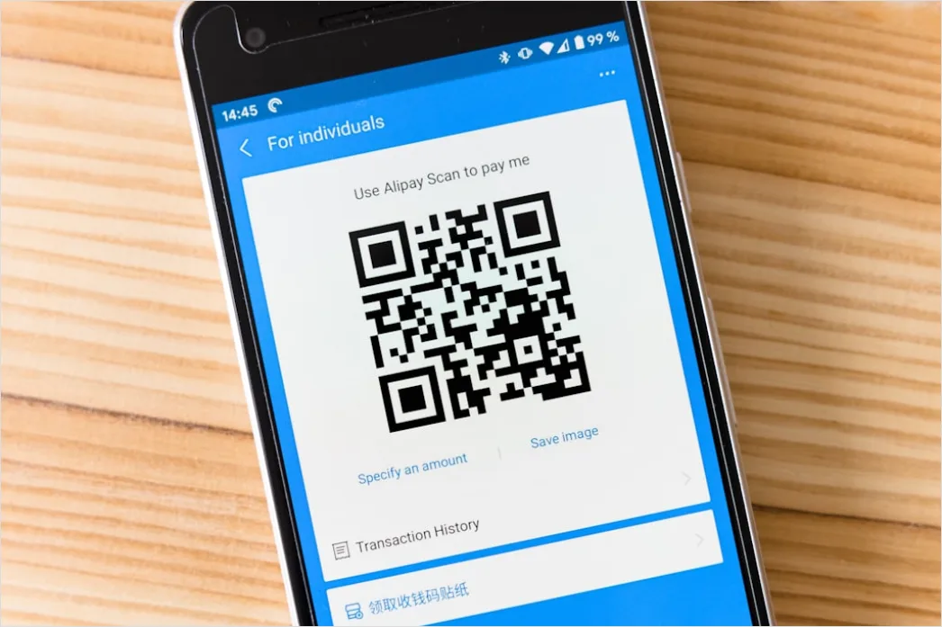 Detail Qr Code Bezahlen Smartphone Scan Foto Nahaufnahme Number 9