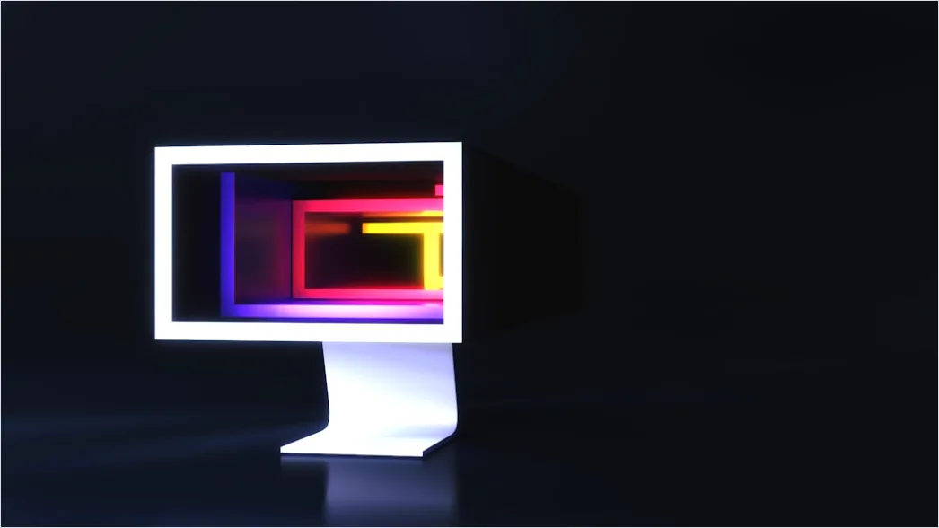 Detail Quantencomputer Konzept Abstrakt Leuchtende Qubits Bild Number 13