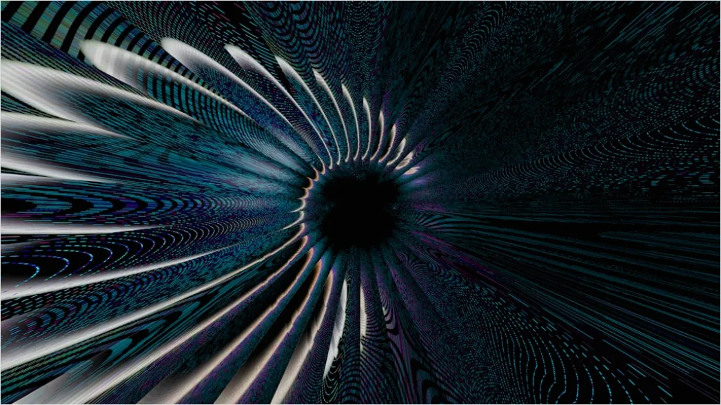 Detail Quantencomputer Konzept Abstrakt Leuchtende Qubits Bild Number 14