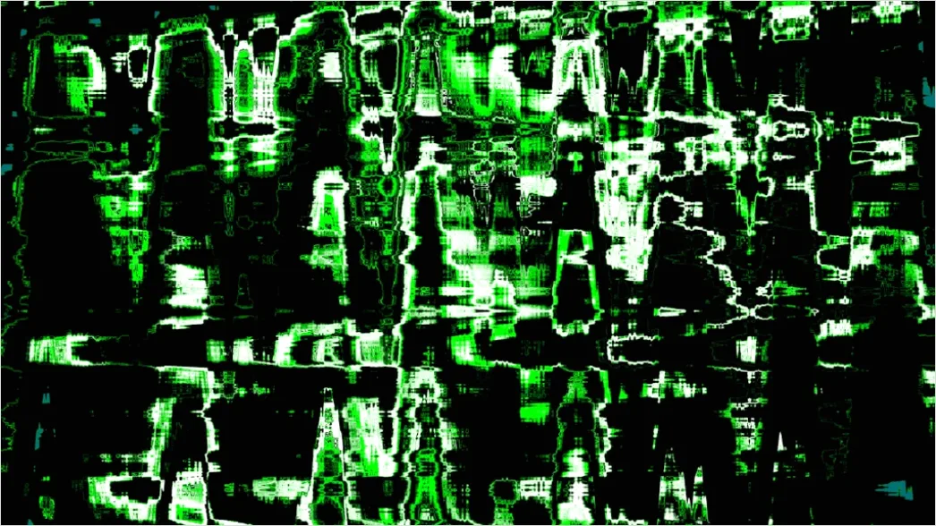 Detail Quantencomputer Konzept Abstrakt Leuchtende Qubits Bild Number 17