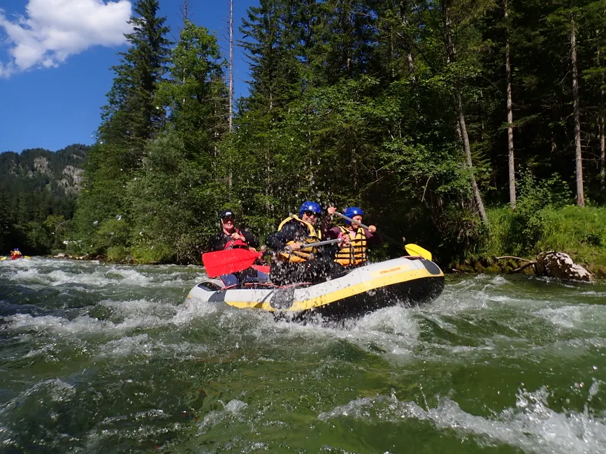Detail Rafting Wildwasser Stromschnellen Team Action Number 10