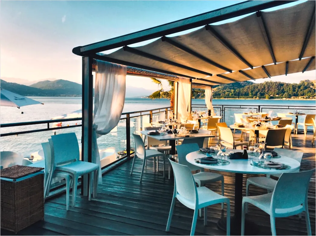 Restaurant Terrasse Am Meer Abendstimmung F0e1