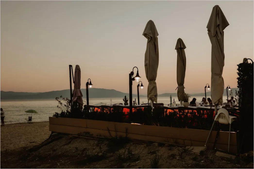 Detail Restaurant Terrasse Am Meer Abendstimmung Number 7