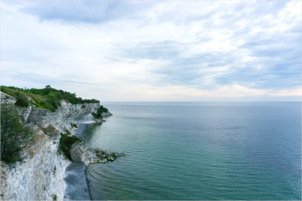 Detail Rügen Kreidefelsen Blick Aufs Meer Panorama Number 14