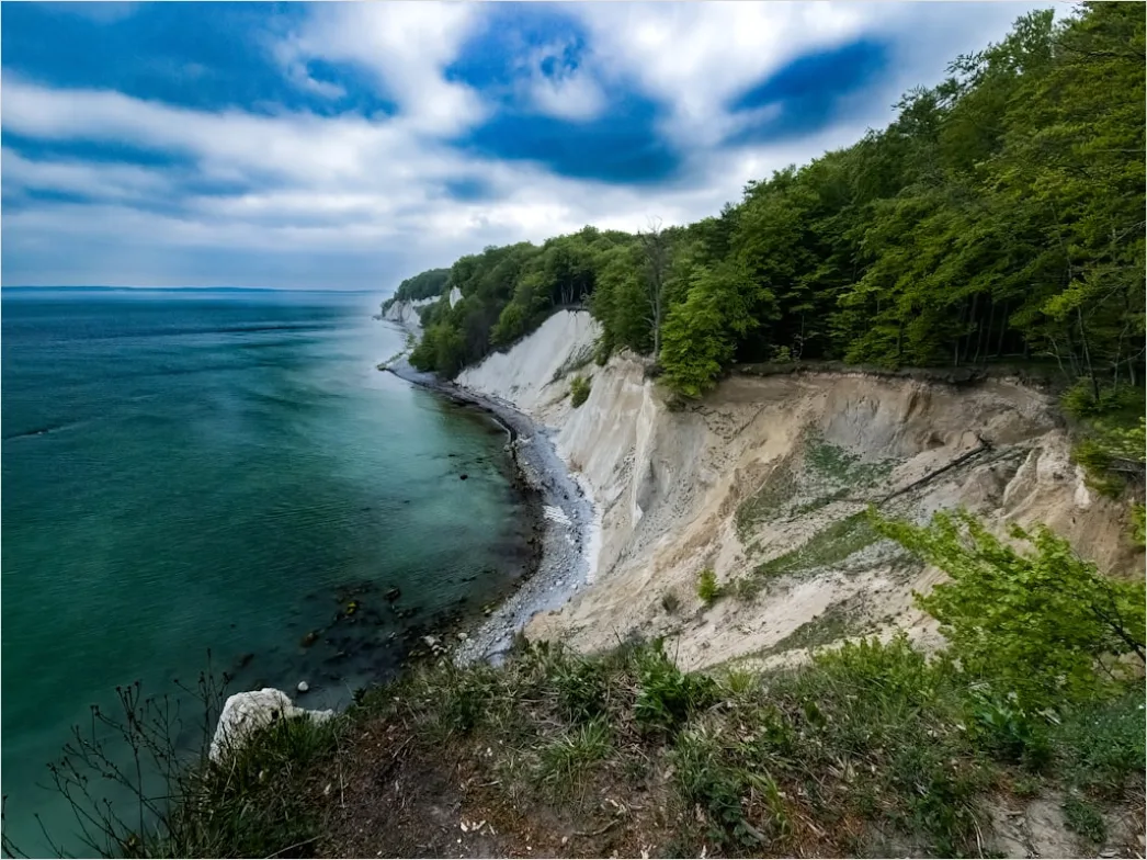 Detail Rügen Kreidefelsen Blick Aufs Meer Panorama Number 5