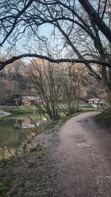 Detail Ruhrtal Radweg Entlang Fluss Landschaft Number 5
